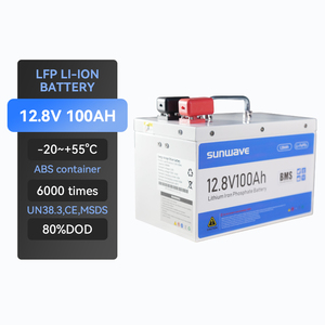 Sunwave LiFePO4 12V Batterie Lithium lron Solar batterie Pack Home Energie speichers ystem Monitor 3,2 V Zyklus batterie - Product Image 1