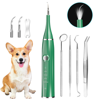 Pour chiens et chats, kit de brossage des dents pour éliminer le tartre, nettoyeur dentaire ultrasonique pour rafraîchir l'haleine des chiens T11 Pro