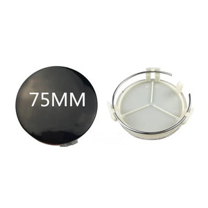 Enjoliveurs et capuchons centraux de couverture de roue de voiture d'ABS 75mm pour W204 W211 W212 W220 W124 C E S CLA GLA GLC GLE Modèles - Product Image 1