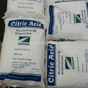 Diskon Besar Kualitas Terbaik Harga Grosir Bubuk Kering Asam Sitrat/Asam Sitrat Ensign/Asam Sitrat Monohidrat Bp98 - Product Image 3