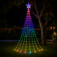 Guirlande lumineuse pour fenêtre, mariage, fête, maison, jardin, chambre, extérieur, intérieur, décorations murales, lumière de Noël