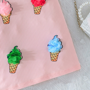 Vestido Casual Floral para Niña, Transpirable, sin Mangas, con Estampado de Helado, Ropa de Moda para Fiestas Infantiles, Vestidos para Bebés - Product Image 5