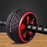 Rouleau abdominal en acier inoxydable - Roue d'entraînement pour les muscles abdominaux et pectoraux, équipement de fitness non électrique pour tous