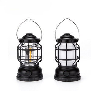Lanterne de camping rechargeable à LED, lumière blanc chaud, lampe portable suspendue pour utilisation en tente - Product Image 2