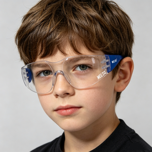 Gafas de Seguridad WELTA con Certificación CE EN1631, Logotipo Personalizado, para Niños, con Lentes Antivaho y Antirrayaduras, Diseño sin Marco, Protección UV - Product Image 3