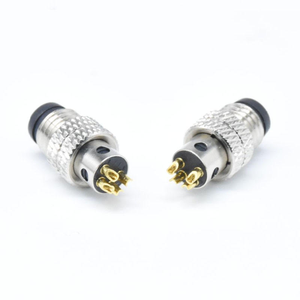 Conector M12 Personalizado, Código A, 4 Pines, Macho y Hembra, con Ranuras, Blindado, Impermeable IP67, Directo de Fábrica, Soldable, Modulable - Product Image 4