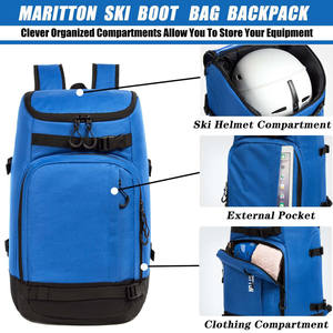 Échantillon gratuit 2025 Sac à chaussures de ski très vendu Sac à dos de voyage pour chaussures de ski pour les accessoires de ski, casque et snowboard - Product Image 5