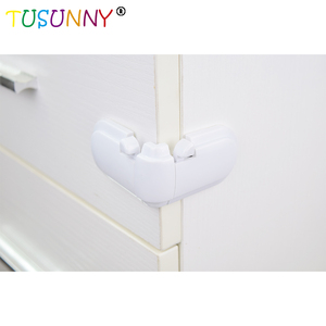 מנעול בטיחות לתינוקות זווית ארון מנעול פלסטיק חזק רב תכליתי מגן ילדים מנעול ארון בטיחות לתינוקות - Product Image 2