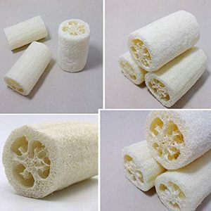 Juego de Esponjas de Luffa Egipcias 100% Ecológicas y Personalizadas para el Cuerpo y la Cocina, Esponjas Naturales para Baño - Product Image 3