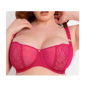 Set di Reggiseni in Pizzo Taglie Forti per <span class=keywords><strong>Donna</strong></span> con Logo Personalizzato, Nuovo Design, Non Imbottito, Stile Balconette, Lingerie in Rete - Product Image 1