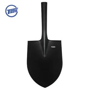 American Type S518 Carbon Steel Metal Garden Farming Pointed Round Mouth Digging Shovel Shovel