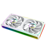 Ventilateur de refroidissement AntarcChill 240 mm à chaîne Daisy, pour miroir latéral, haute vitesse, haut débit d'air, faible bruit, PWM, roulement hydraulique, refroidissement de radiateur