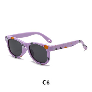 Gafas de Sol Polarizadas para Niños con Diseño de Dibujos Animados, Lentes TAC con Logotipo Personalizado para Viajes y Fotografía Urbana - Product Image 3