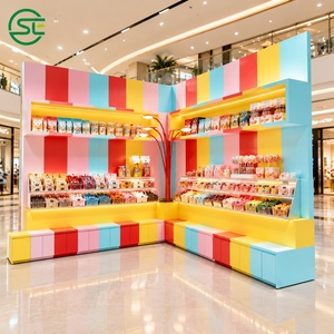 ตู้โชว์ขนมแบบกำหนดเองจากโรงงาน สวยงามสะดุดตาสำหรับจัดแสดงขนม - Product Image 4