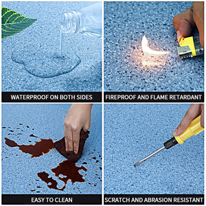 Rollo de suelo de vinilo de PVC antibacteriano homogéneo, cubierta de suelo antideslizante impermeable para sala limpia de laboratorio de Hospital - Product Image 5