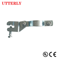 Collier de serrage robuste en acier au carbone hybride QT450 pour tuyau en fonte ductile UTT20Q, pour tuyau d'arrosage galvanisé CE de 2 à 8 pouces, matériel antisismique