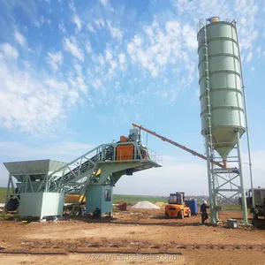 Generasi baru efisiensi tinggi kecil 60m 3/h harga pabrik Batching beton seluler
