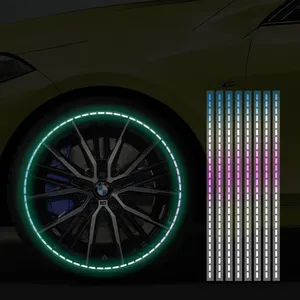 Glow In The Dark Tape Stickers Nachtveiligheid Lichtgevende Emblemen Accessoires Diy Voor Auto Truck Fiets Motorfiets Veiligheid
