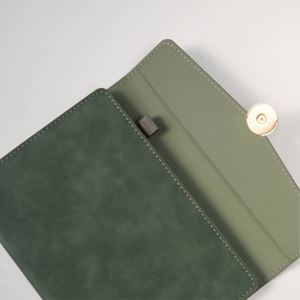 A5 Binder Notebook 100 Sheets Customized Printed <b>Journal</b> Leather Hardcover Thermal Binding Promotional Business Wholesale - Product Image 3