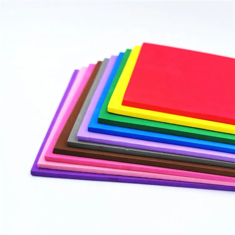 لفافات رغوية ملونة eva من أوراق Foami ، إيفا من مادة لاصقة