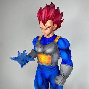 Figurines de collection Dragon Ball <span class=keywords><strong>Super</strong></span> <span class=keywords><strong>Saiyan</strong></span> <span class=keywords><strong>Vegeta</strong></span>, têtes interchangeables, décorations de bureau, jouet de haute qualité - Product Image 2