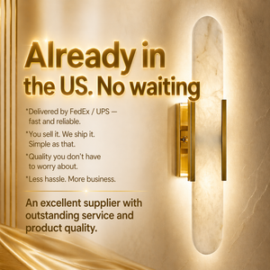 Alabaster <strong>Wall</strong> Sconce Natural Marble <strong>Wall</strong> <strong>Light</strong>, <strong>Gold</strong> Modern Alabaster Sconces <strong>Wall</strong> Mount for Dining Room, Living Room - Product Image 1