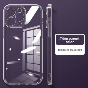 <span class=keywords><strong>Custodia</strong></span> Magnetica Personalizzabile in Vetro <span class=keywords><strong>Trasparente</strong></span> per <span class=keywords><strong>Apple</strong></span> 17 XR, Compatibile con iPhone 17 Pro Max con Foro Ampio e Protezione Antiurto - Product Image 2