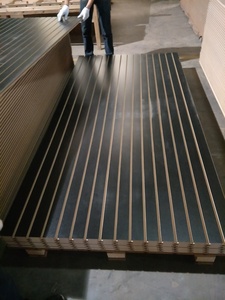 KEWAY 15mm 18mm 20mm su misura decorazione del supermercato melamina foglio Slot da parete MDF pannelli in doghe per la visualizzazione - Product Image 3