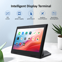 Tablet LED desktop konferensi bisnis, layar sentuh digital semua dalam satu wifi 2.4g/5g Restoran orderting NFC evaluasi umpan balik