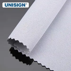 Tessuto a sublimazione della tintura stampabile su entrambi i lati senza PVC 100% poliestere per segnaletica morbida, fiera