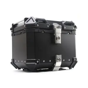 Boîte supérieure de luxe 45L, boîte de rangement de queue de moto nmax xmax, boîtes de queue en alliage d'aluminium imperméables, accessoires de moto