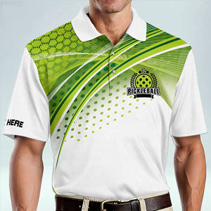 Venta al por mayor de moda personalizada deportes Pickle Ball Jersey uniforme camisa de manga corta ropa 3D Pickleball camisetas para hombres - Product Image 2