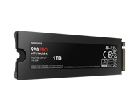 بطاقة رسوميات 990 PRO مع بالوعة حرارية بطاقة رسوميات NVMe M.2 PCIe 4.0 بمحرك أقراص ثابتة بسعة 1 تيرابايت و2 تيرابايت