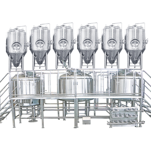 Projet clé en main de brasserie industrielle pour équipement de brassage de bière de 1000L avec <span class=keywords><strong>pompe</strong></span> et moteur, fermentation alcoolique, marque Tonsen - Product Image 1