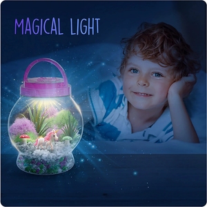 Nuevo Unicornio Craft Nightlight Gift Wonder Garden Indoor DIY Led Plant Grow Light-Up Terrarium Kit - Product Image 4