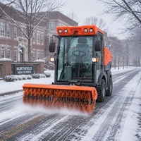Machine de déneigement tout-terrain 4x4 avec souffleur, balayeuse et charrue, moteur V-Twin 739cc 25HP, homologuée EPA, pour usage routier
