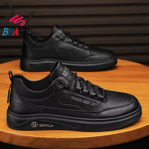 Nuevos Zapatos Casuales de Negocios con Parte Superior de Malla para Hombre, Sin Cordones, Antideslizantes, Transpirables, Ligeros, para Invierno y Primavera, Zapatos Planos de Trabajo - Product Image 4