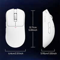 Ratón para Juegos Inalámbrico AJAZZ AJ200 NL AI, Tri-Modo NearLink con Funciones Inteligentes de IA, Estructura Ligera para Juegos de PC