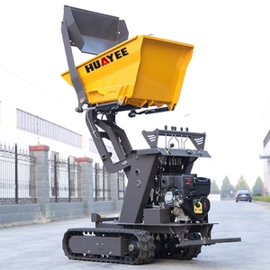 Mini-dumper motorisé à essence 4 roues, robuste, 500kg, 520kg, 800kg, facile à utiliser - Product Image 1