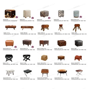 Reposapiés Moderno de Tela, Diseño de Moda, al por Mayor, Otomana Pequeña para Sala de Estar, Dormitorio, Habitación Infantil, Hotel, Apartamento, Escuela, Hogar - Product Image 6