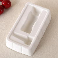 Plateau blister simple cavité en PET transparent, plateau d'insertion en plastique thermoformé sur mesure pour l'emballage de flacons en verre