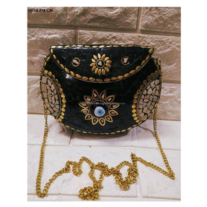 Sac à main pour femme de style bohème indien, grande capacité, fait à la main, sac de soirée à perles, sac de shopping, vente en gros, style bohème - Product Image 5