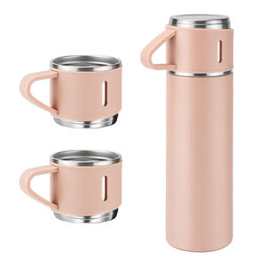 Thermos à vide 500ml Bouteille d'eau en acier inoxydable avec Tacitas 3 Bardakki Termos - Product Image 5