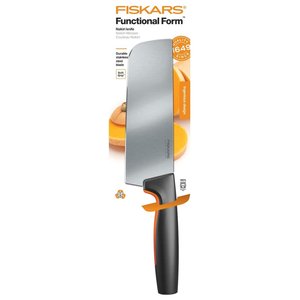 Cuchillo para verduras lama (17cm) Inox FUNCTIONAL FORM Negro, Naranja y Cromo 1057537 - Product Image 3