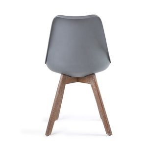 Hermosa elegante negro de cuero pies de madera <span class=keywords><strong>real</strong></span> de <span class=keywords><strong>la</strong></span> tienda de café sillas - Product Image 5