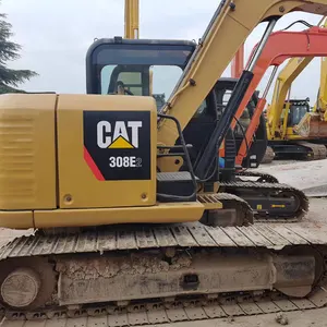 Ucuz kullanılmış ekskavatör kullanılan inşaat ekipmanları ekskavatör CAT 308E2 Cat ikinci el araç CAT ekskavatör