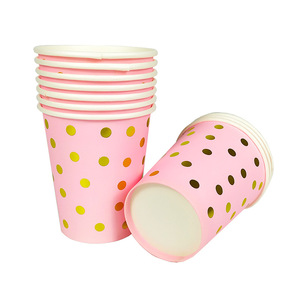Juego <span class=keywords><strong>de</strong></span> Vajilla Desechable con Diseño <span class=keywords><strong>de</strong></span> Puntos Dorados para Decoración <span class=keywords><strong>de</strong></span> Fiestas <span class=keywords><strong>de</strong></span> Cumpleaños, Platos, Servilletas y Vasos <span class=keywords><strong>de</strong></span> Papel con Puntos, Cubiertos Dorados, 200 Piezas/Paquete - Product Image 6