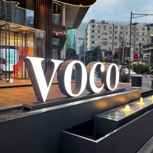 Sıcak satış 3D mektuplar açık tabela akrilik Led Logo işareti dükkanı ön yaktı 3D kanal mektup mağaza ön işaretleri şirket logosu işareti - Product Image 6