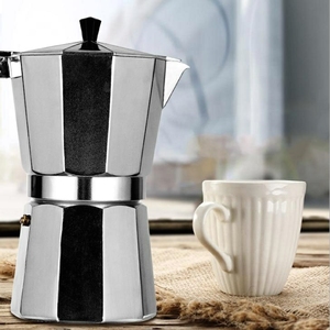 Extracción a presión Cubano Italiano Espresso Greca Cafetera Brewer Percolador Estufa Cafetera superior Moka Pot - Product Image 5