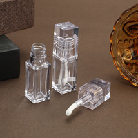 Nouveau tube carré en PETG pour brillant à lèvres, outil de moulage par soufflage, matériau d'emballage cosmétique, modèle vide peint par pulvérisation YMD690